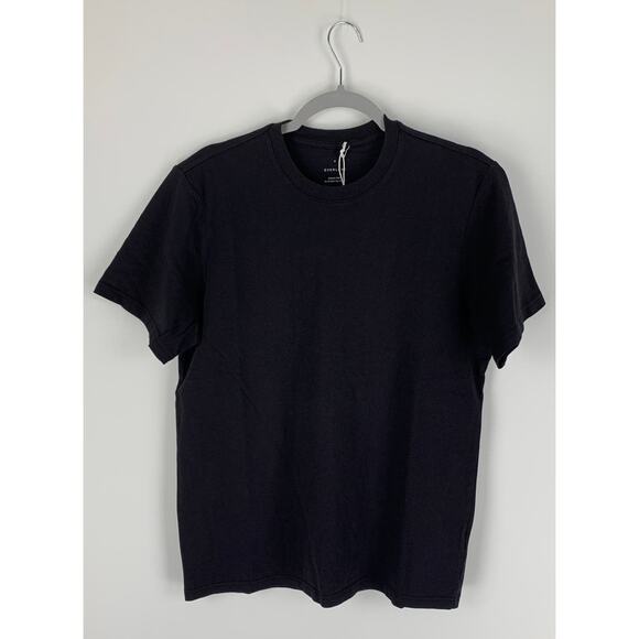 Everlane The Premium-Weight Crew Uniform T Shirt Mens Medium Black Short Sleeve - Picture 4 of 9
